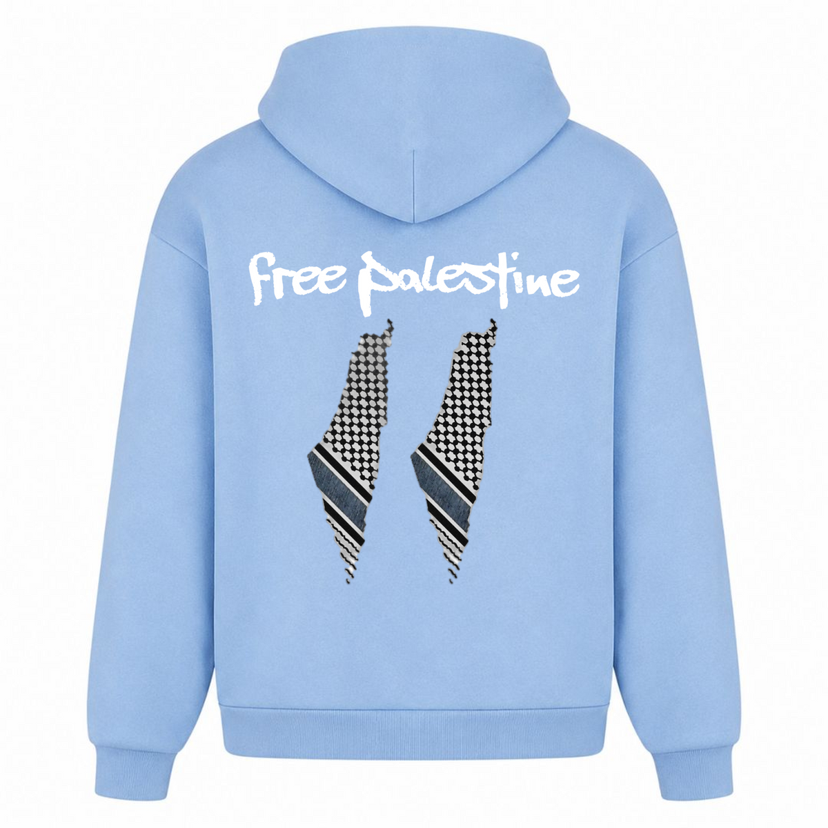 FREE PLSTN Oversized Shirt - powder blue