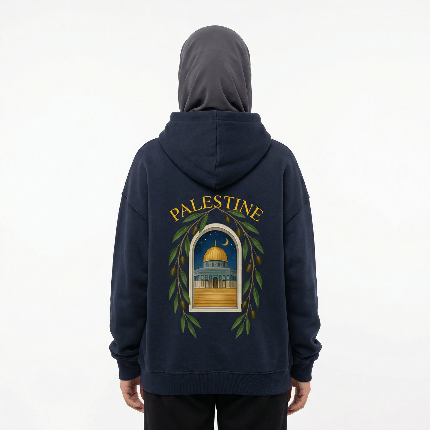 QUDS Oversized Zipper Hoodie