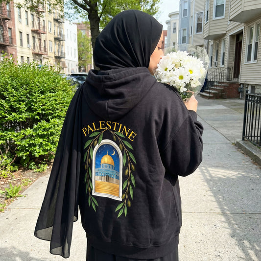 QUDS Oversized Zipper Hoodie